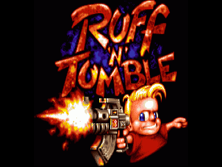 Ruff 'n' Tumble title screen for Amiga